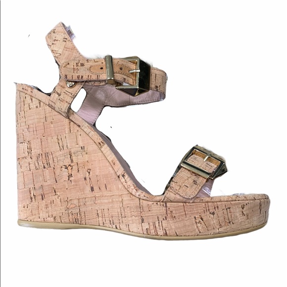 STUART WEITZMAN Twofer Cork Wedges - Picture 3 of 6